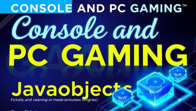 console and pc gaming javaobjects