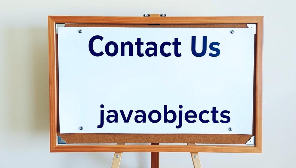 contact us javaobjects