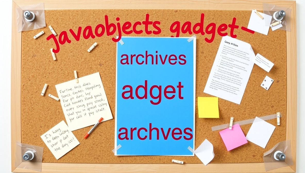 javaobjects gadget archives
