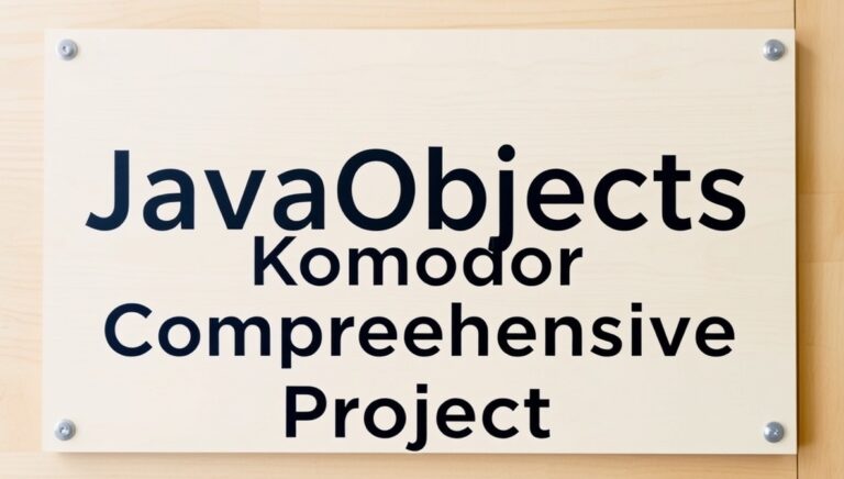 javaobjects komodor comprehensive project