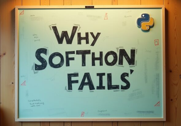 why software 5ah9.6max0 python fails