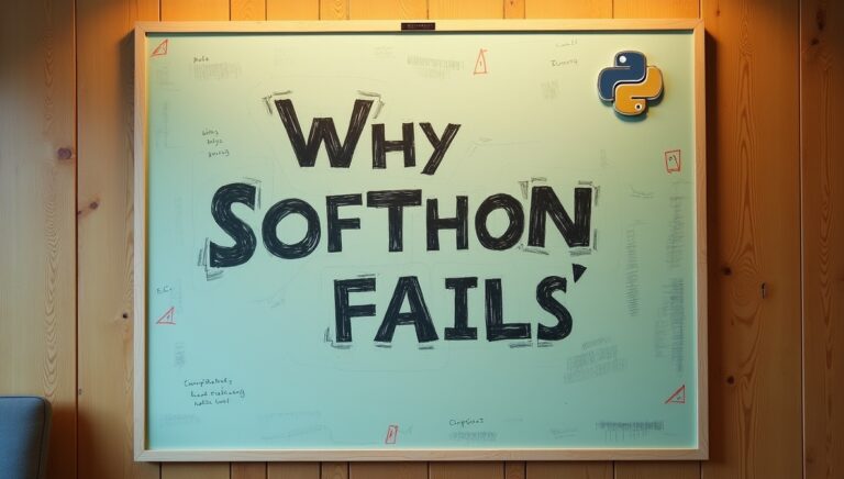 why software 5ah9.6max0 python fails