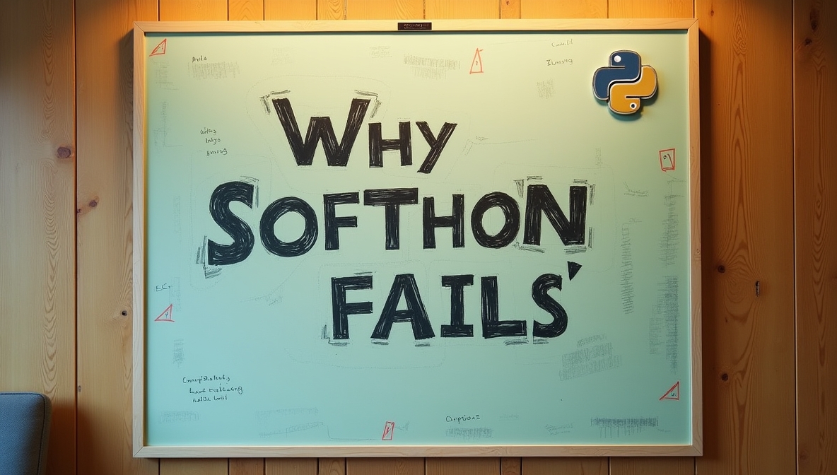 why software 5ah9.6max0 python fails