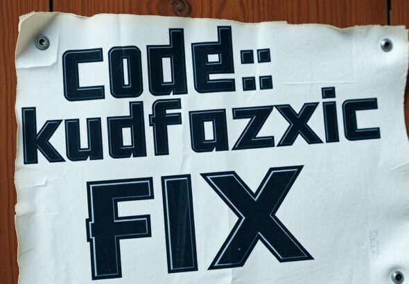 code kudfozxic fix