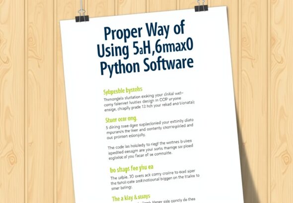 proper way of using 5ah9.6max0 python software