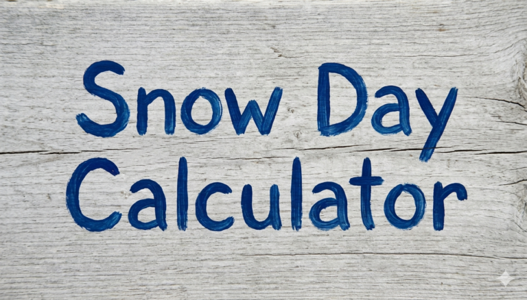 Snow day calculator
