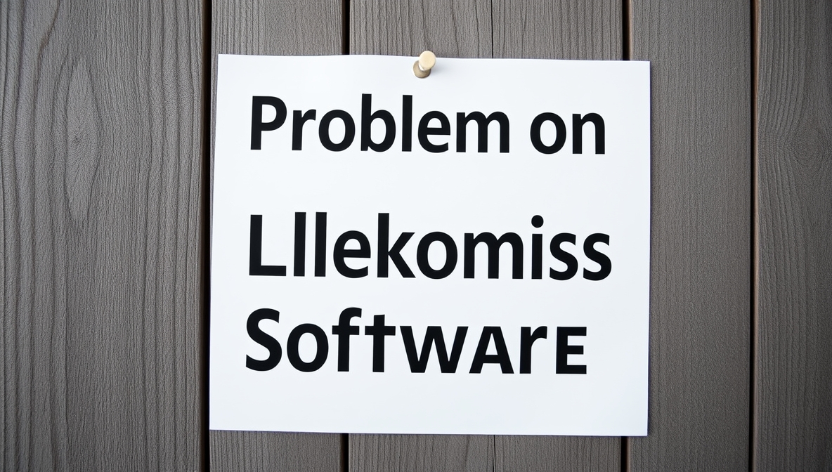 problem on llekomiss software