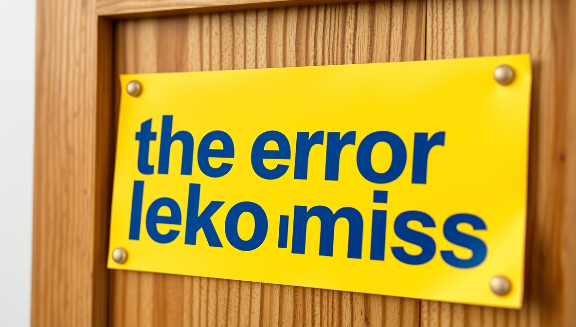 the error llekomiss