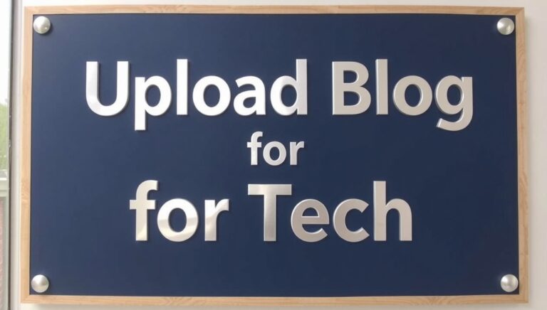 uploadblog for tech